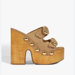 Sold out SCHUTZ JUNO platform mules in 8.5